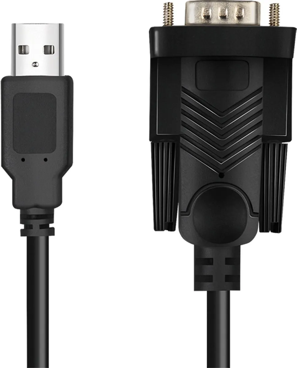Logilink AU0048A USB-Serieel Adapter 1.5m - Zwart