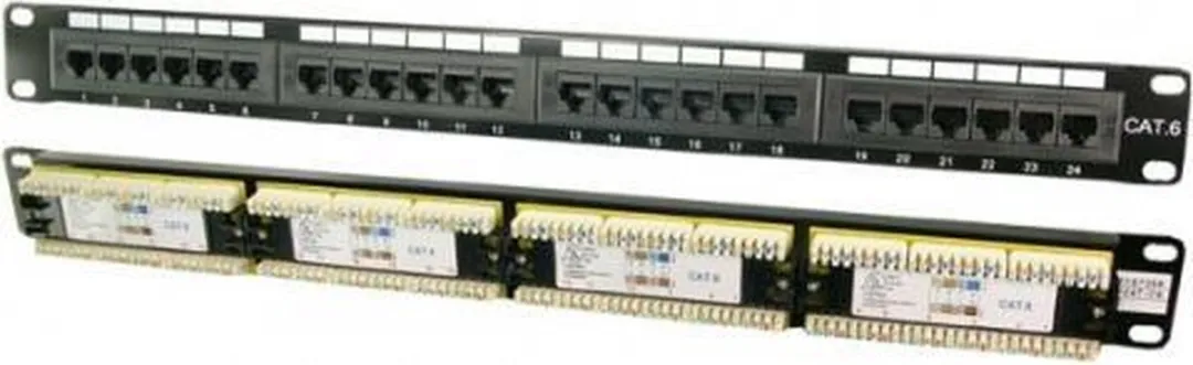 Logilink NP0004 Cat.6 Patchpaneel 24 Poorten - Zwart - afbeelding 6 van 6