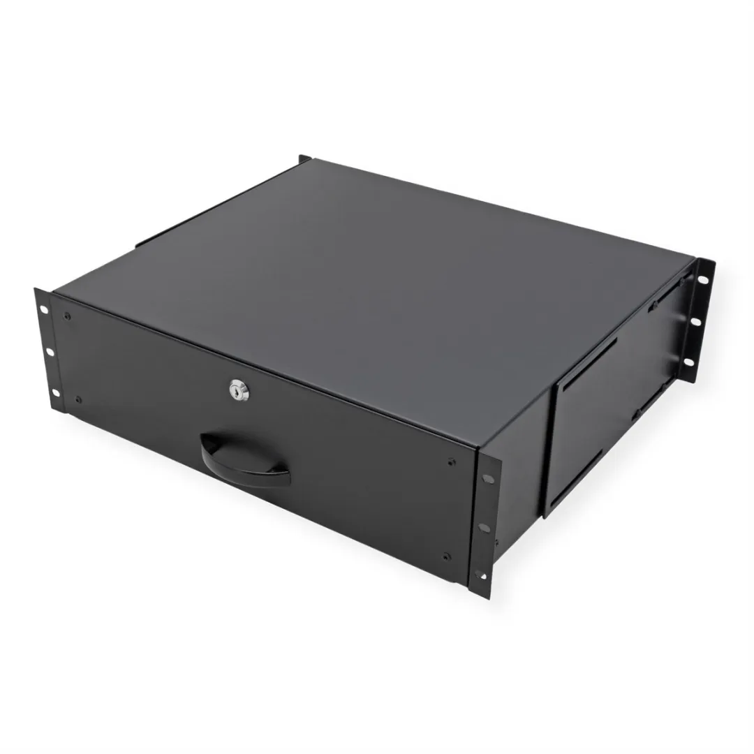 Roline 19-inch Toetsenbordlade 3U 400mm - Zwart - afbeelding 2 van 6