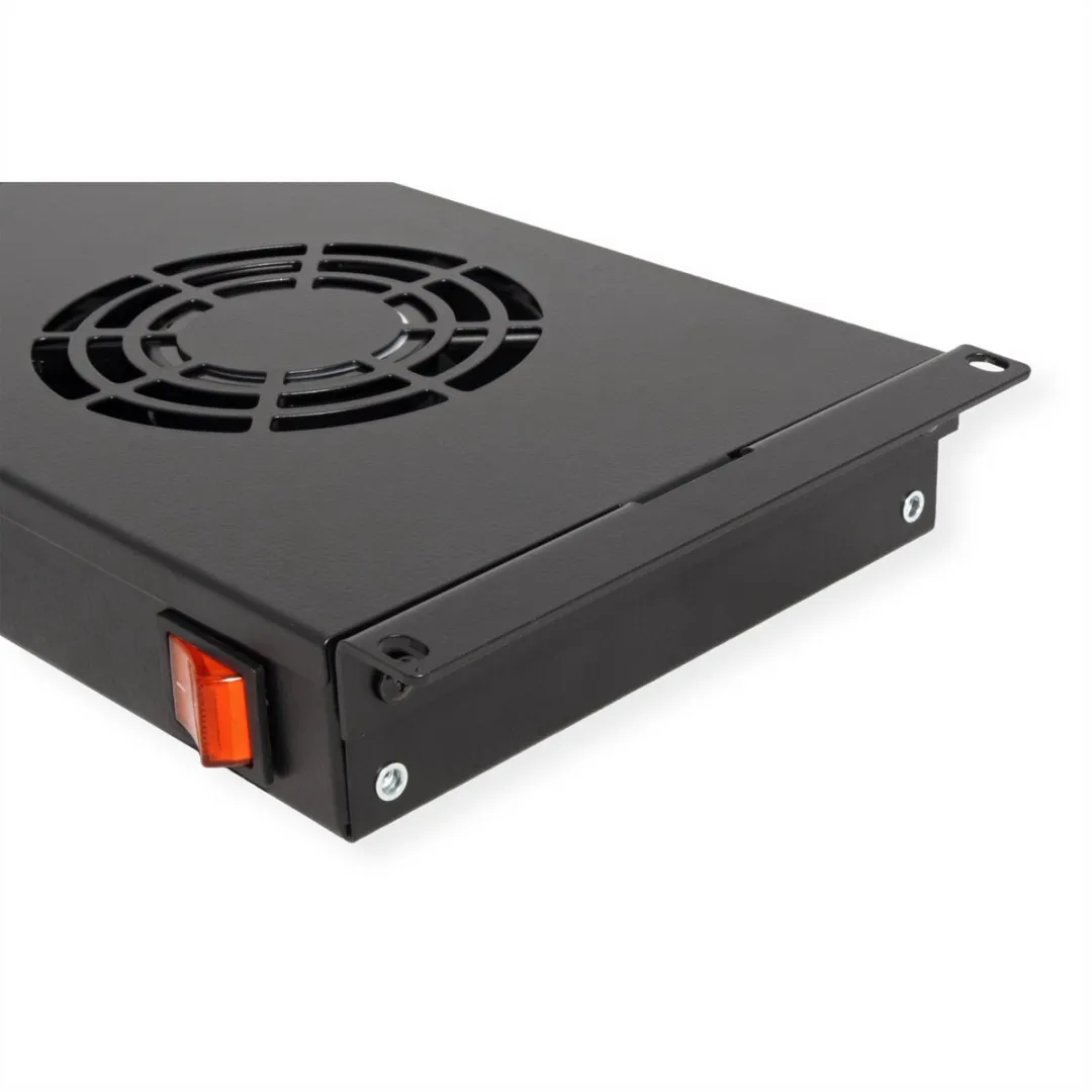 Roline 19-inch Ventilatoreenheid 2 Ventilatoren - Zwart - afbeelding 5 van 6