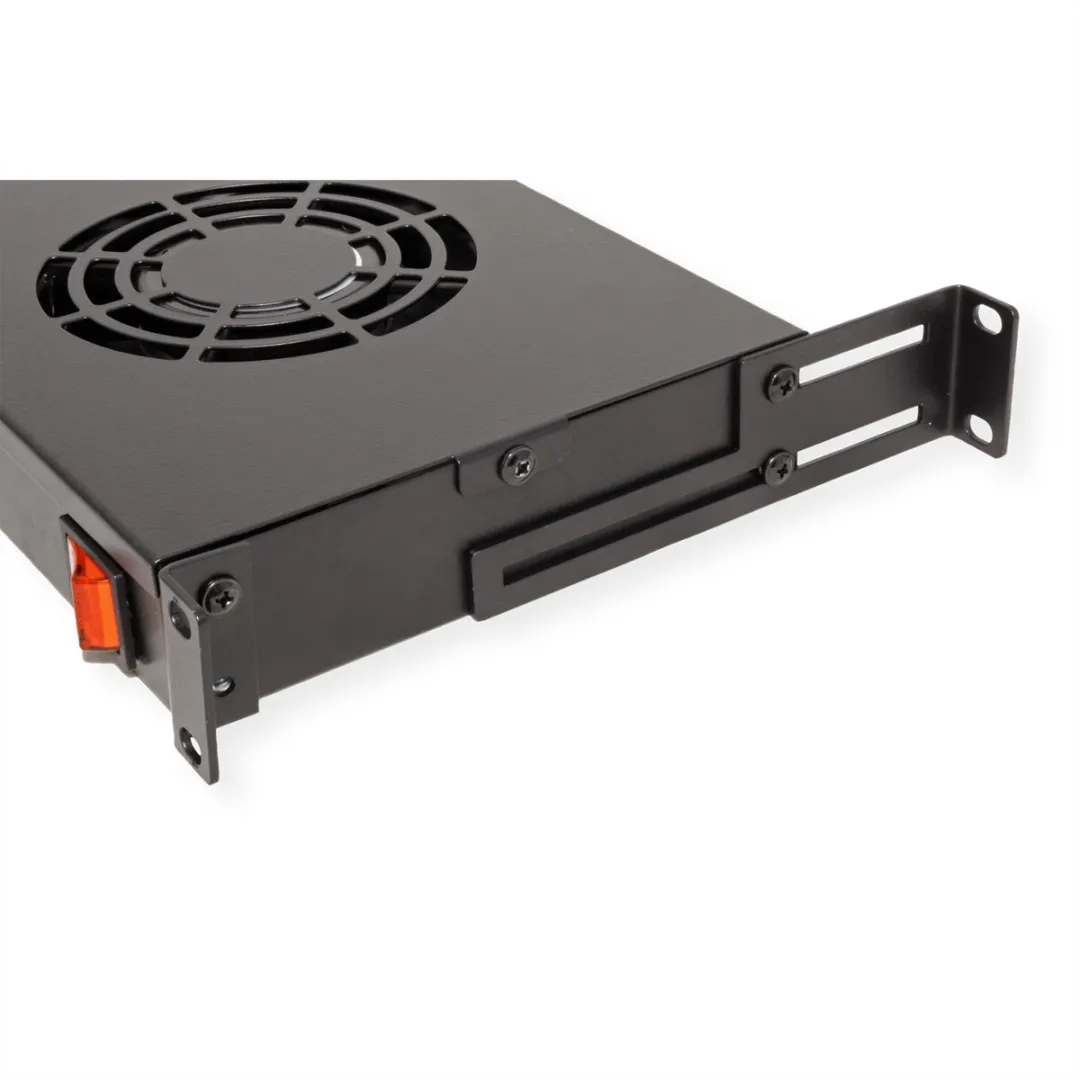 Roline 19-inch Ventilatoreenheid 2 Ventilatoren - Zwart - afbeelding 6 van 6