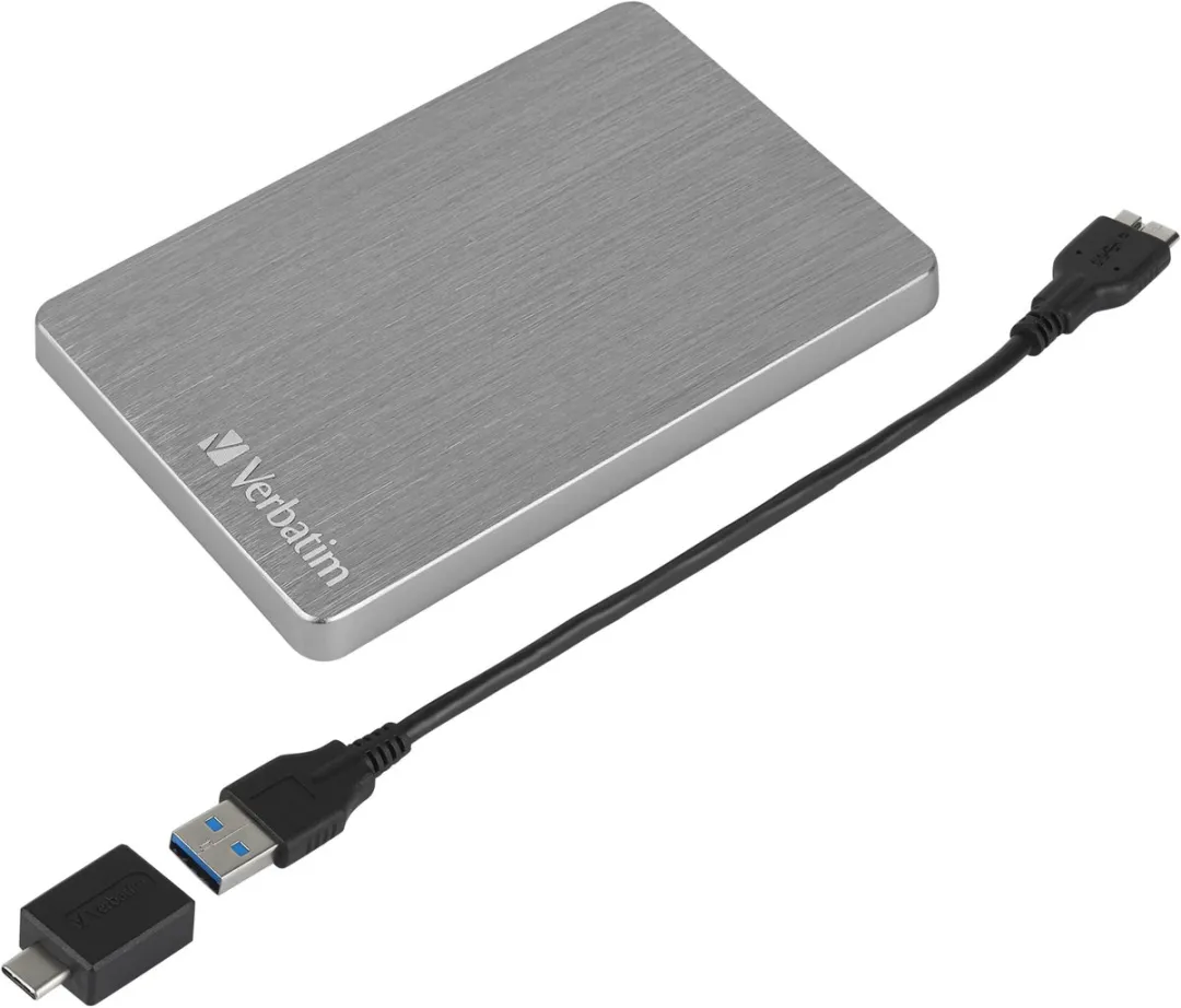 Verbatim Stor n Go 53662 Externe Harde Schijf 1TB - Space Grijs