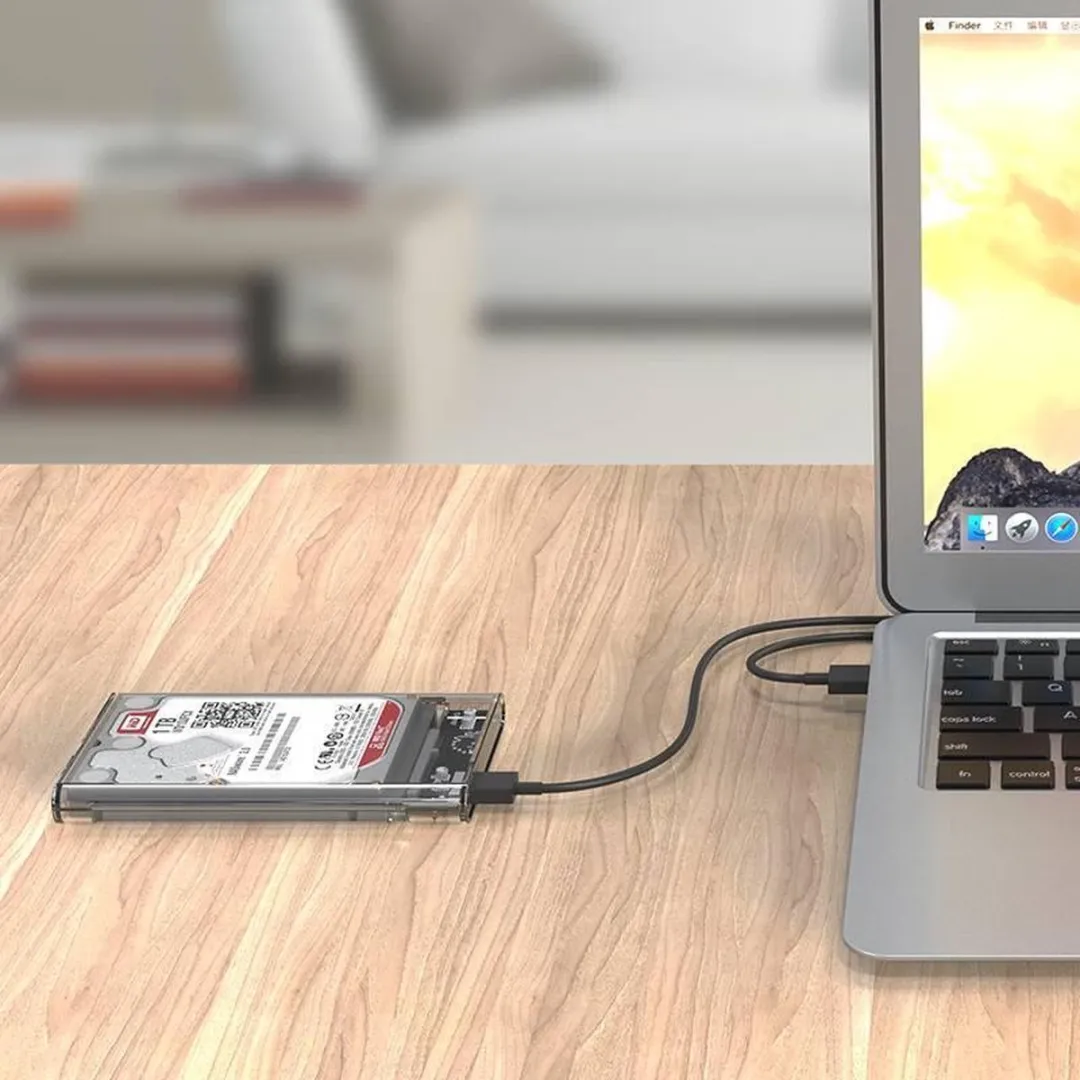 ORICO ORI-2139U3-CR 2.5 Inch USB 3.0 Behuizing - Transparant