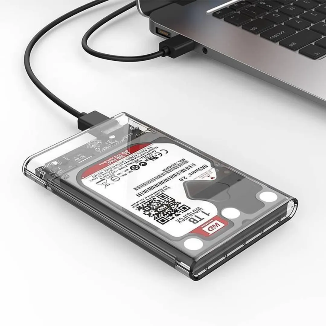 ORICO ORI-2139U3-CR 2.5 Inch USB 3.0 Behuizing - Transparant
