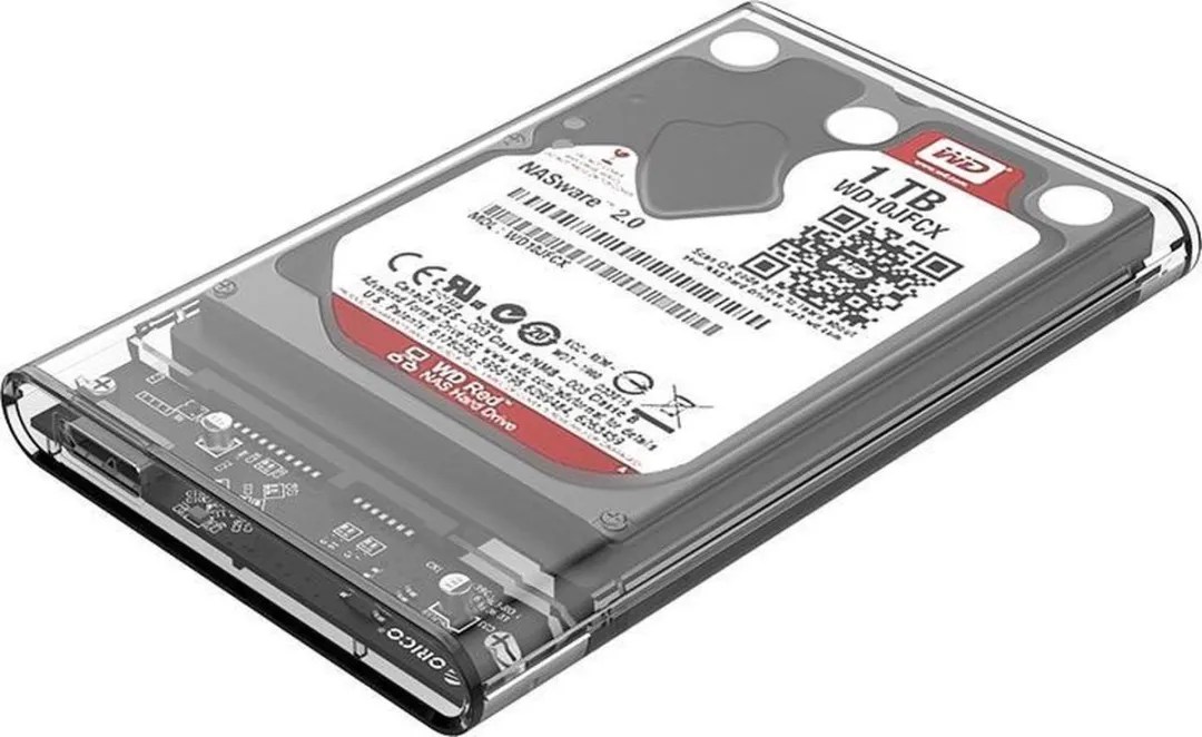 ORICO ORI-2139U3-CR 2.5 Inch USB 3.0 Behuizing - Transparant
