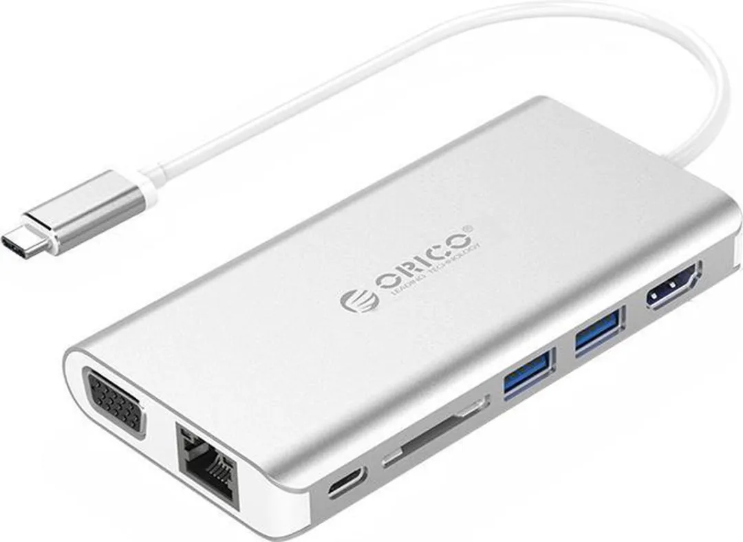 ORICO ORI-XC-304-SV USB-C Hub 8-in-1