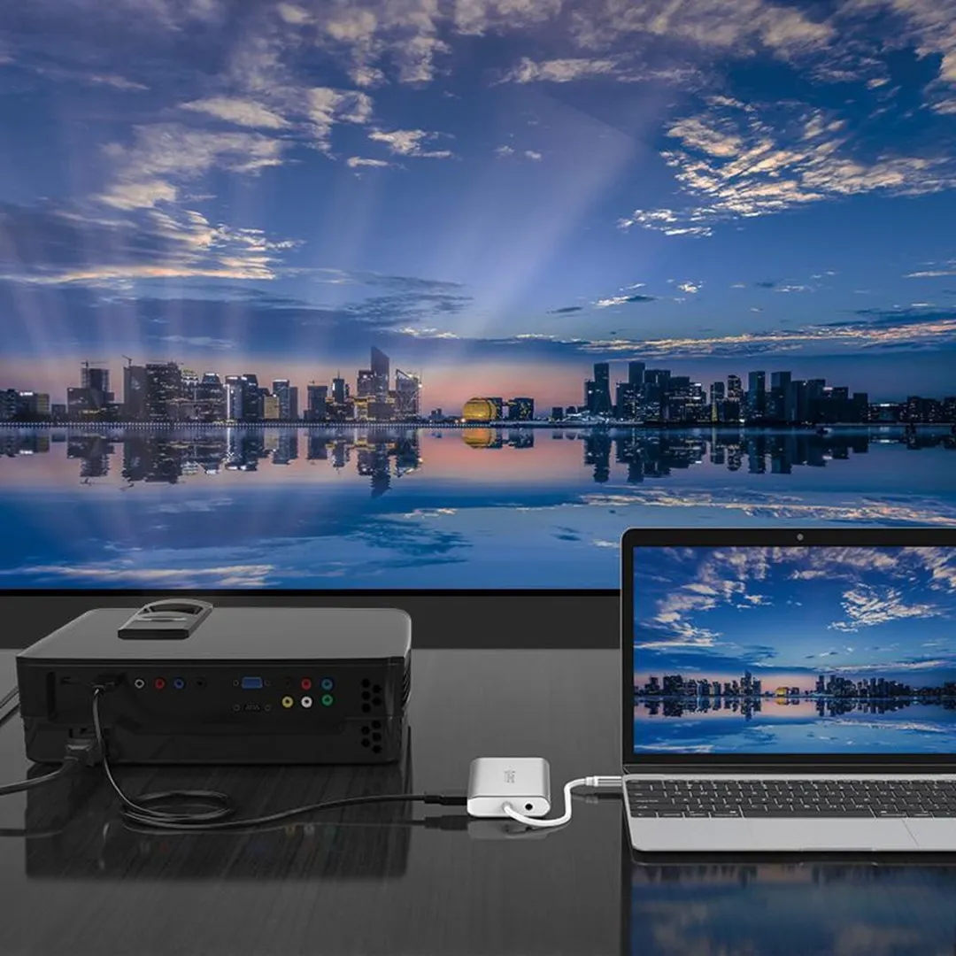 ORICO ORI-XC-304-SV USB-C Hub 8-in-1 - HDMI, USB 3.0, RJ45, SD - Zilver - afbeelding 6 van 6