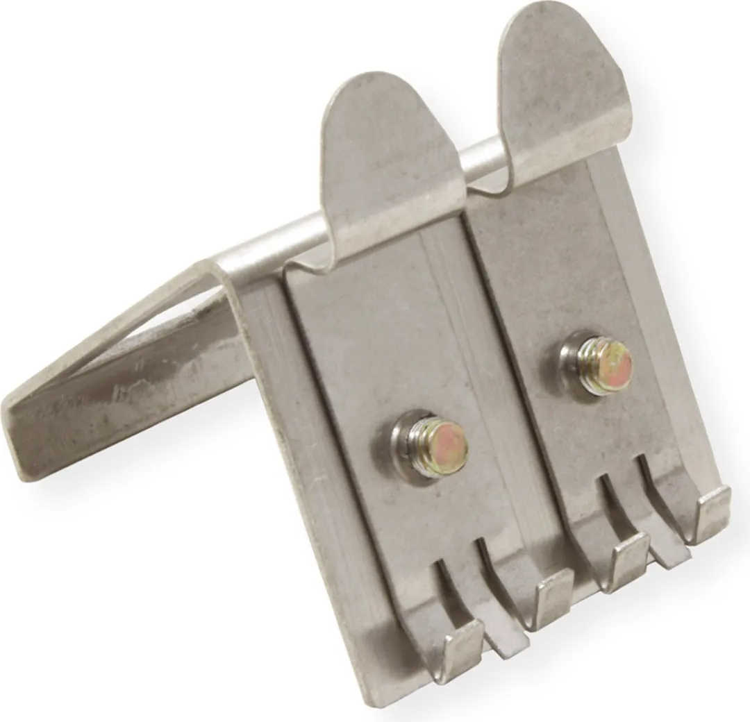 Roline DIN-rail Adapter Leeg - 2 Keystones Zilver - afbeelding 4 van 6