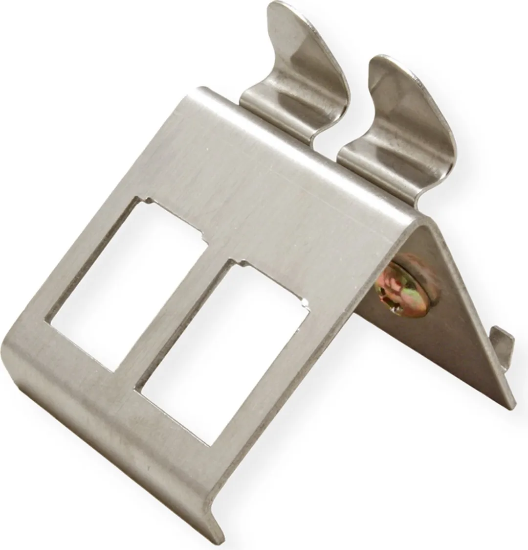 Roline DIN-rail Adapter Leeg - 2 Keystones Zilver - afbeelding 2 van 6