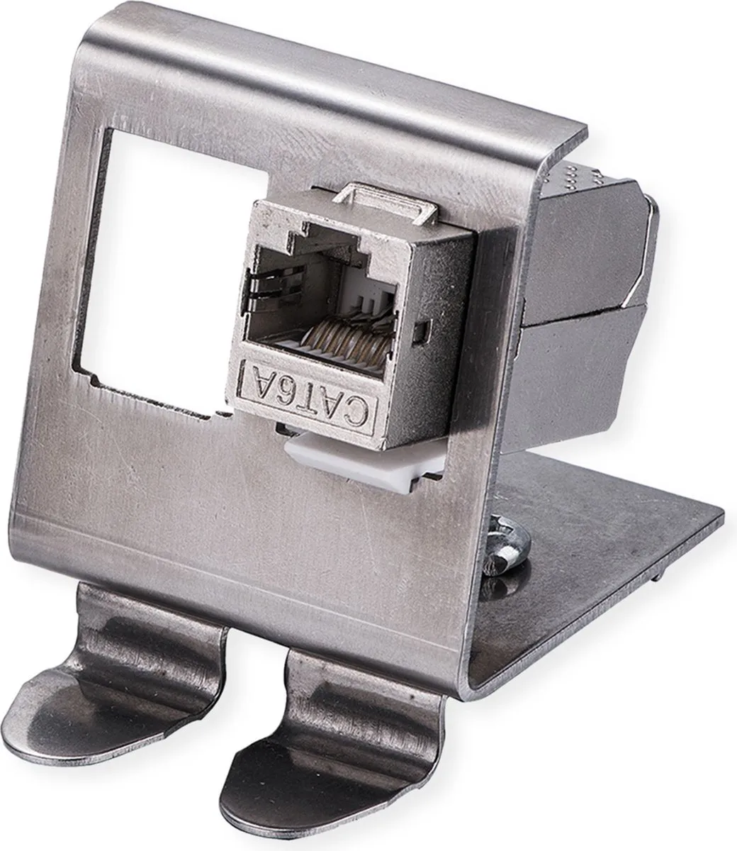 Roline DIN-rail Adapter Leeg - 2 Keystones Zilver - afbeelding 5 van 6