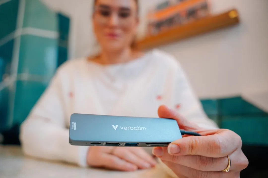 Verbatim 32156 USB-C Hub - 6 Poorten - Grijs - afbeelding 6 van 6
