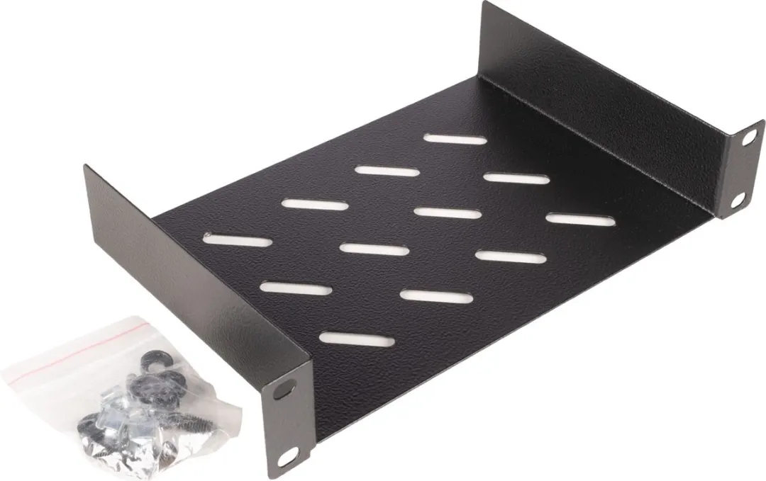 Roline 10-inch Plank 1U 150mm - Zwart - afbeelding 2 van 4