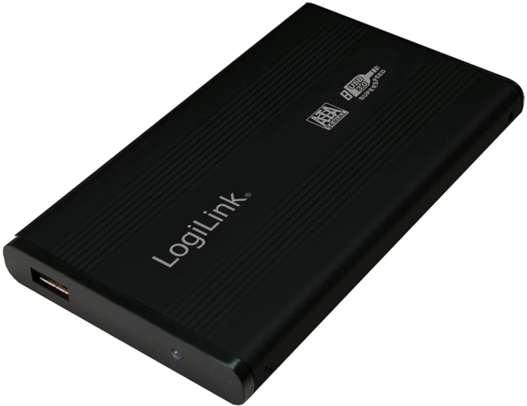 Logilink UA0106 USB 3.0/SATA Behuizing 6.3cm Zwart