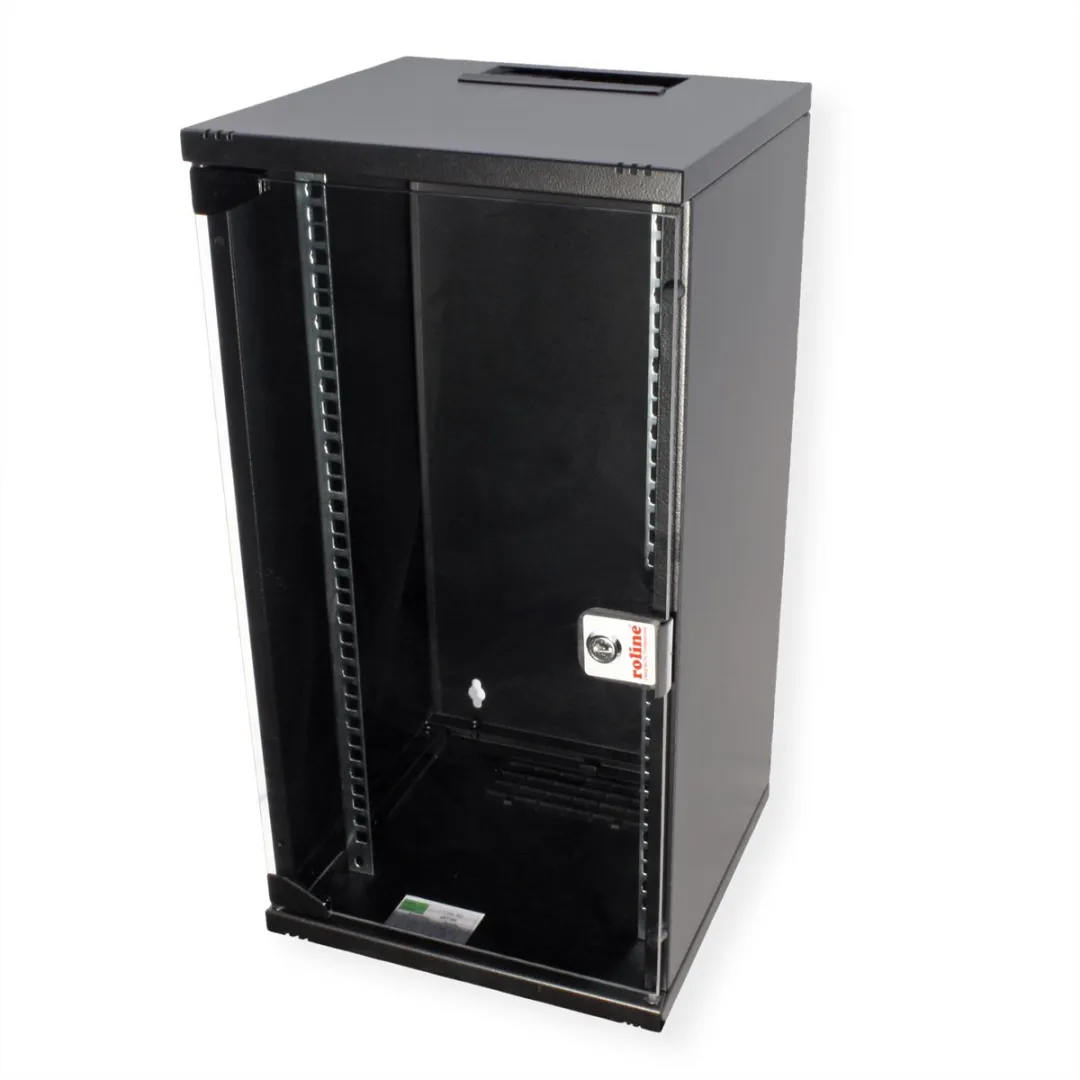 Roline 10-inch Wandbehuizing 12U - 312x300mm Zwart - afbeelding 6 van 6