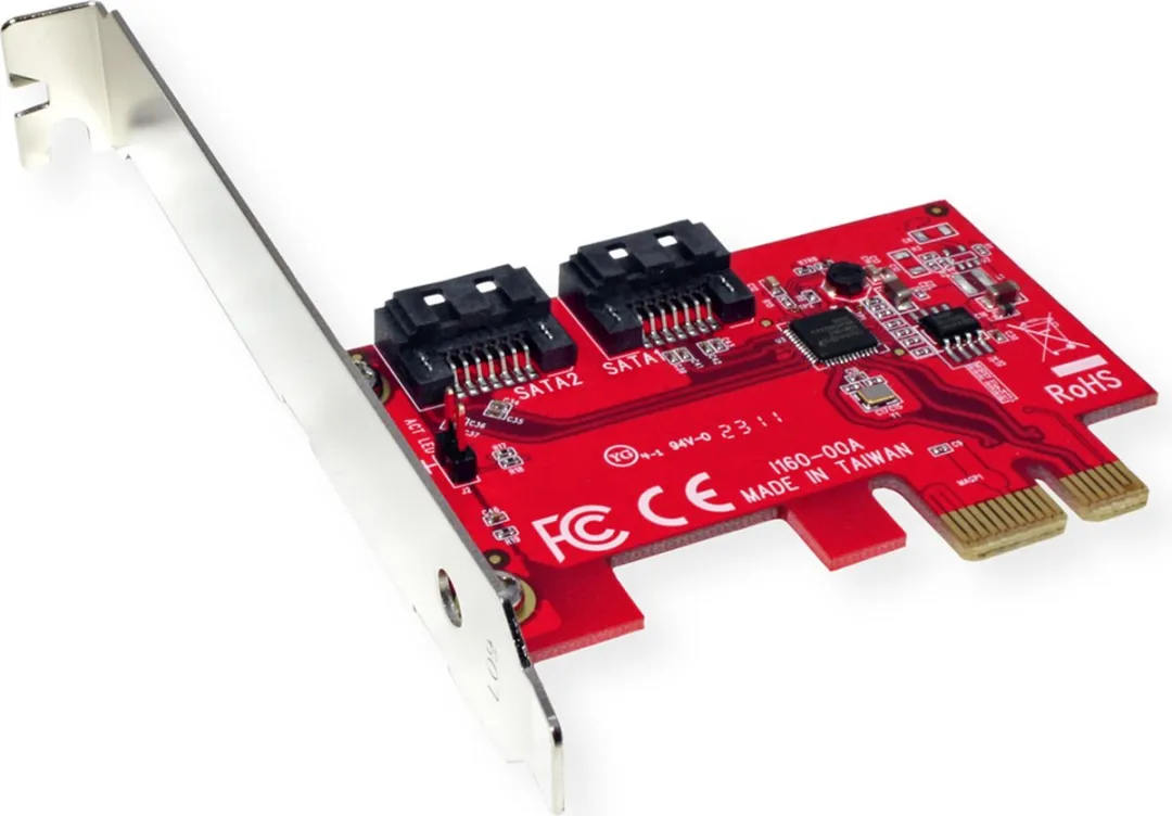 Roline 15062148 PCIe x1 SATA III Host Adapter - 2 Poorten