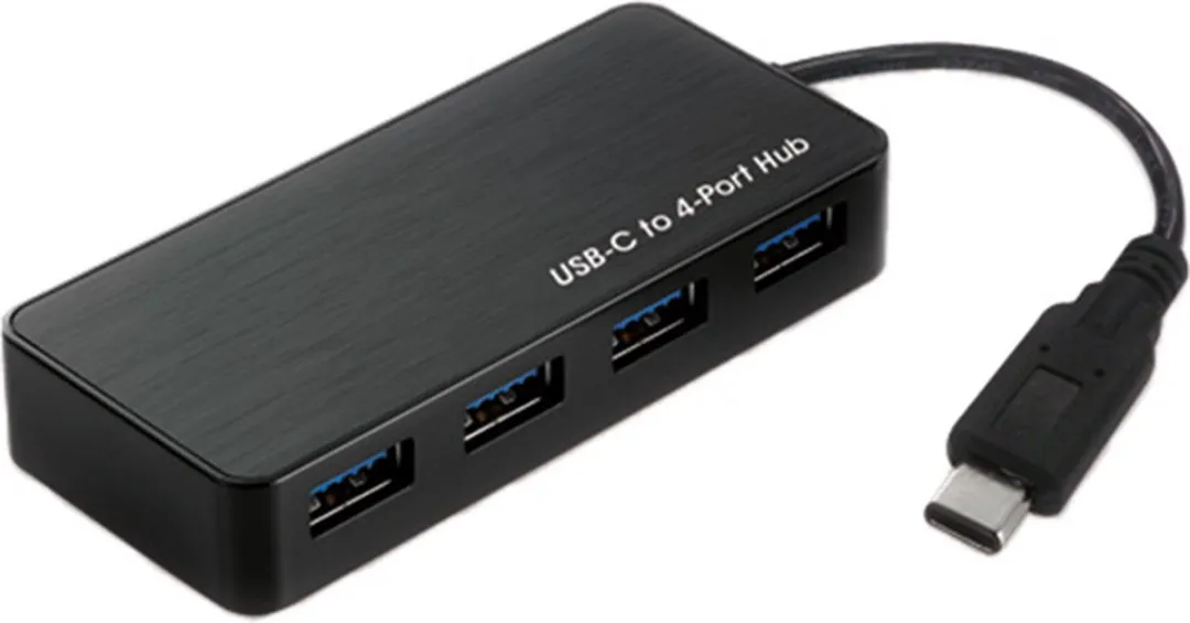 Roline USB 3.2 Gen 1 Hub 4-voudig - Type C - 3x USB 2.0 Zwart - afbeelding 3 van 6