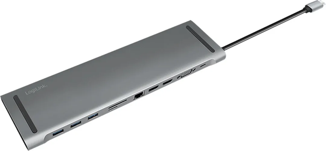 LogiLink UA0373 USB-C dockingstation Geschikt voor merk (dockingstation): Universeel USB-C Power Delivery, Geïntegreerd