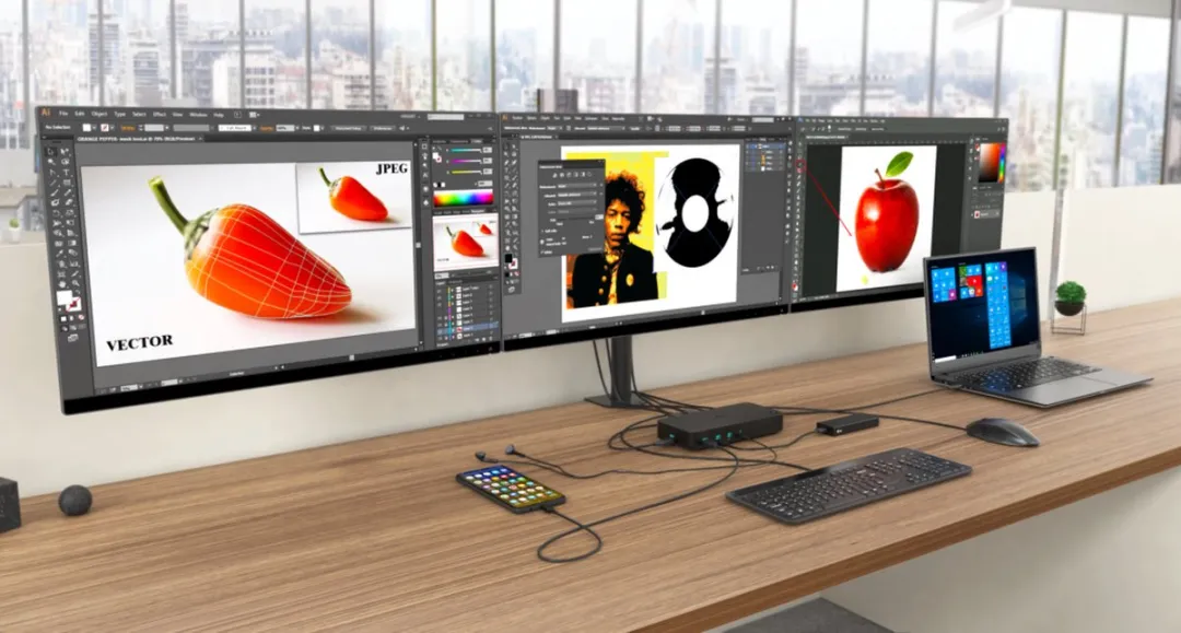 i-Tec - USB-C/Thunderbolt Docking Station 3 x 4K video en vele andere poorten