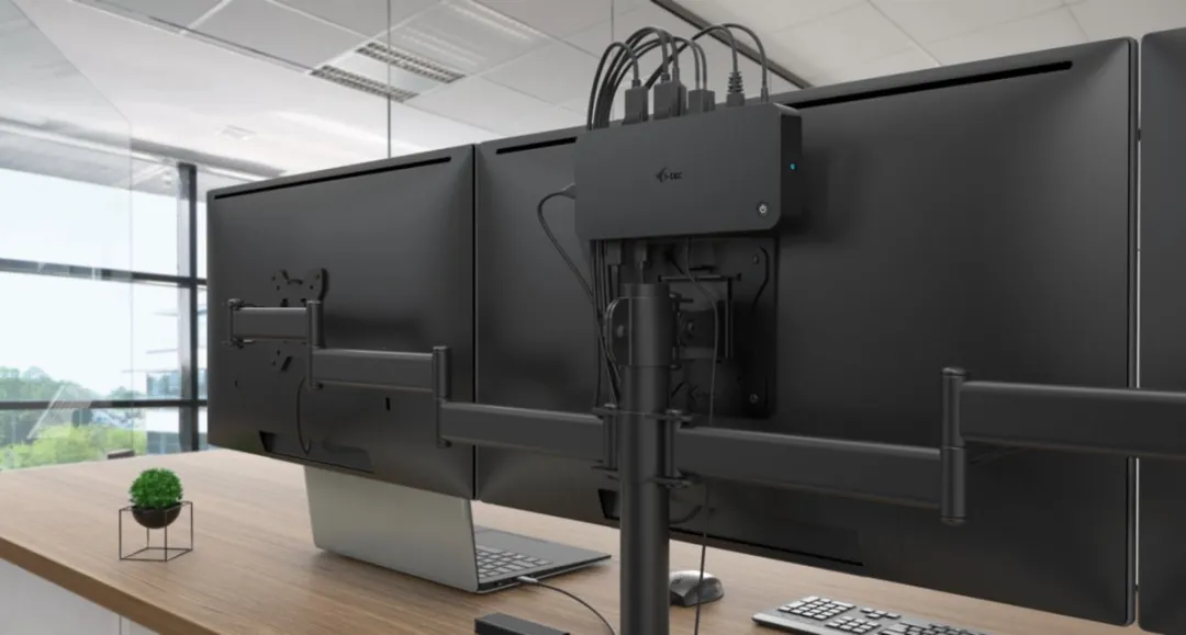 I-tec CATRIPLEDOCKPDPRO USB-C/Thunderbolt Docking Station - 3x 4K - Zwart - afbeelding 6 van 6