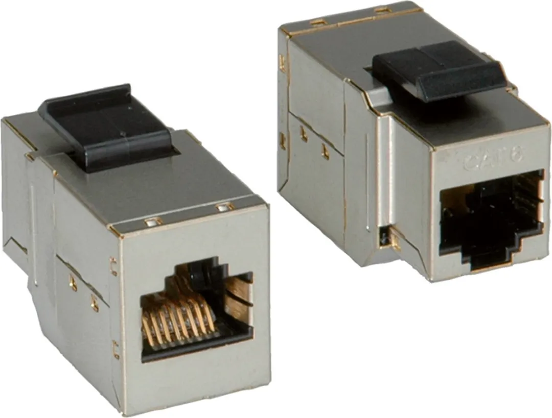 Roline RJ45 Keystone Afgeschermd Koppelstuk Cat.6