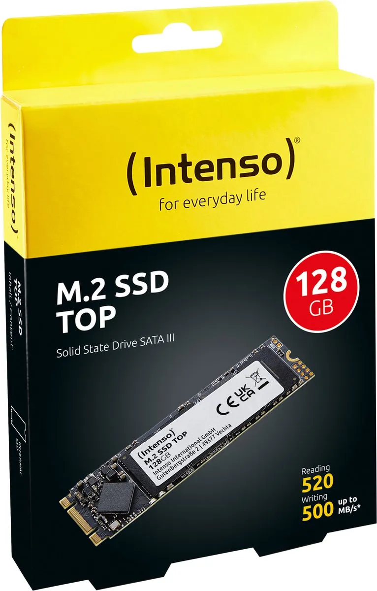 Intenso M.2 SSD SATA III 128GB 3832430