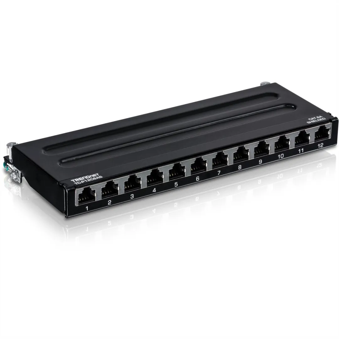 Trendnet TC-P12C6AS Patchpaneel 12-poorts Cat.6a