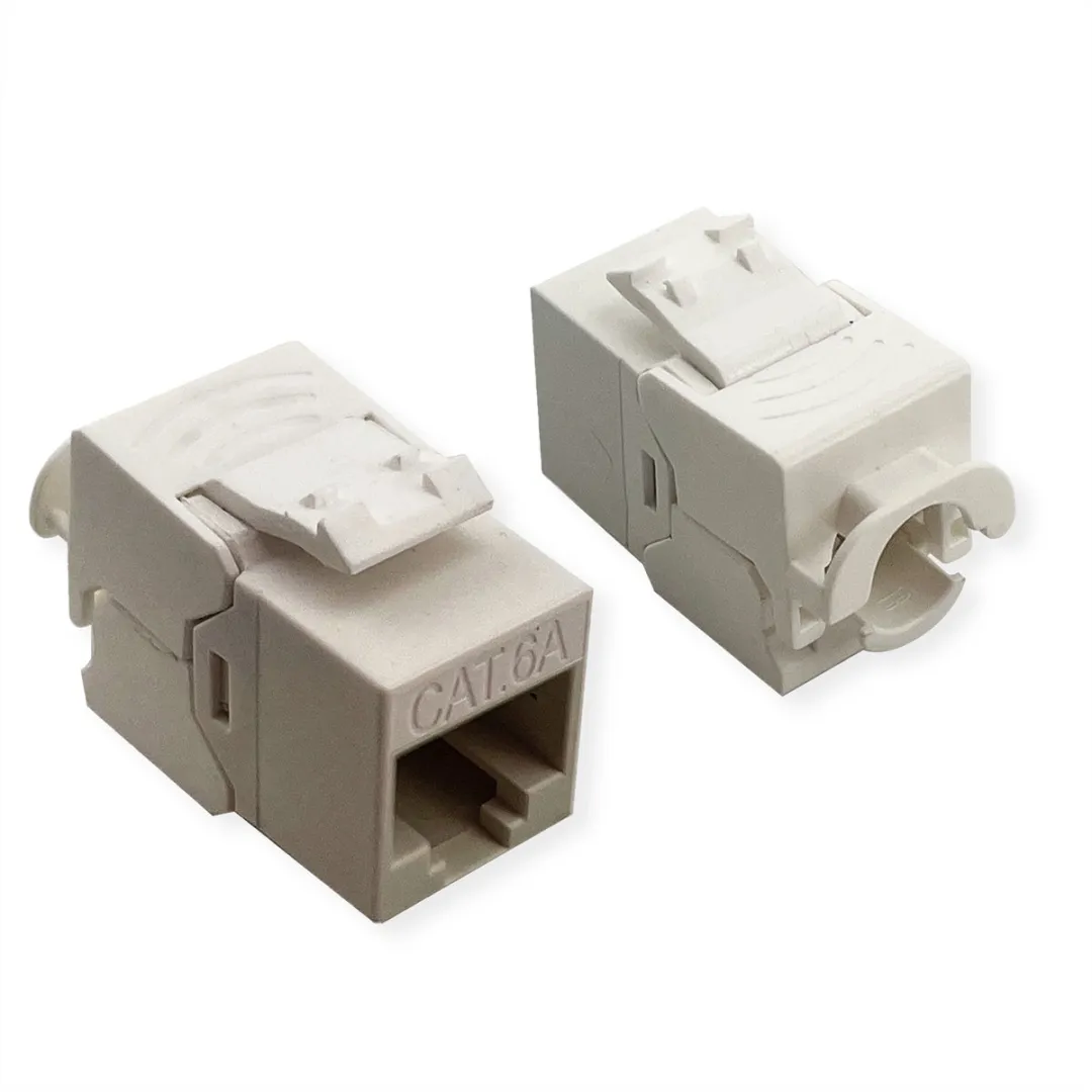 Roline Cat.6A Keystone RJ45 - Wit