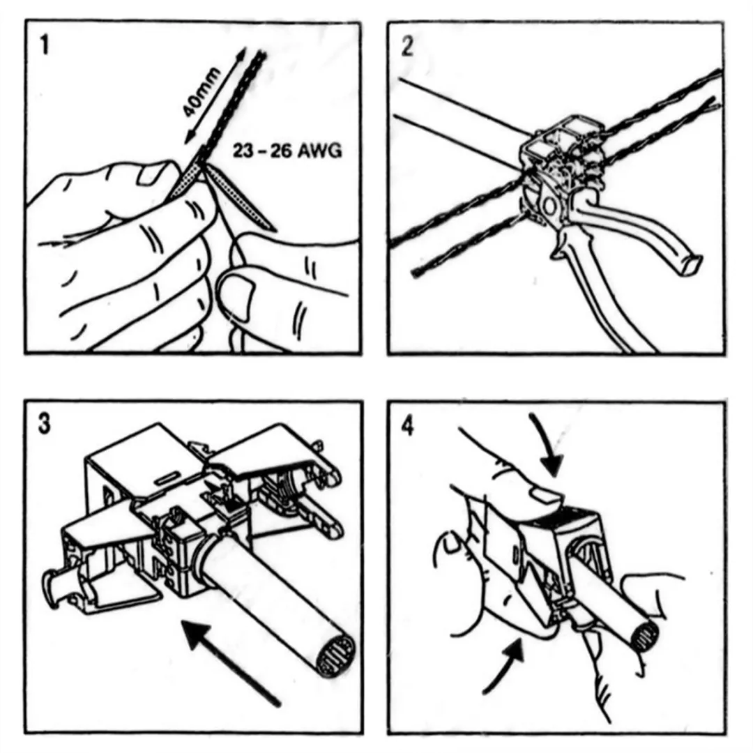 Roline Cat.6A Keystone RJ45 - Wit