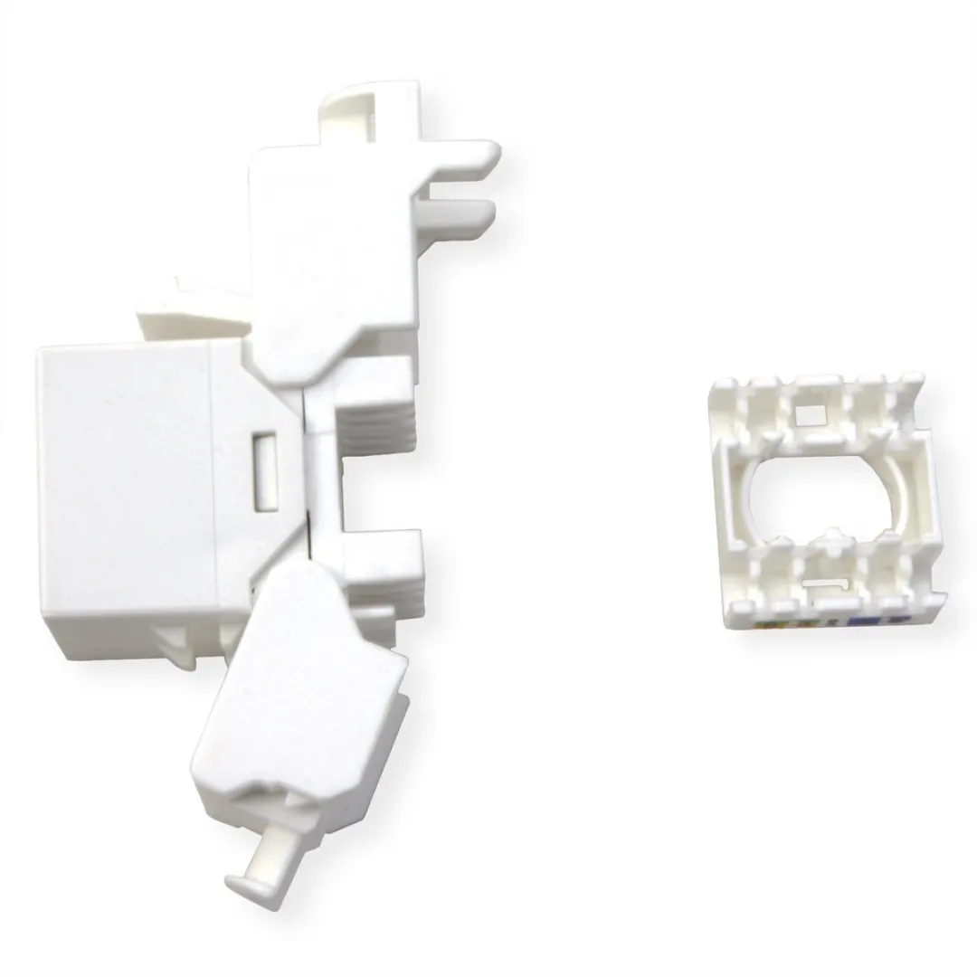 Roline Cat.6A Keystone RJ45 - Wit