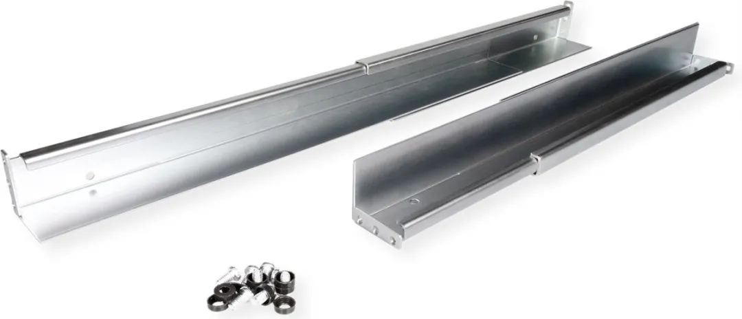 Roline Geleiderail Set Variabele Diepte 500-750mm - Zilver