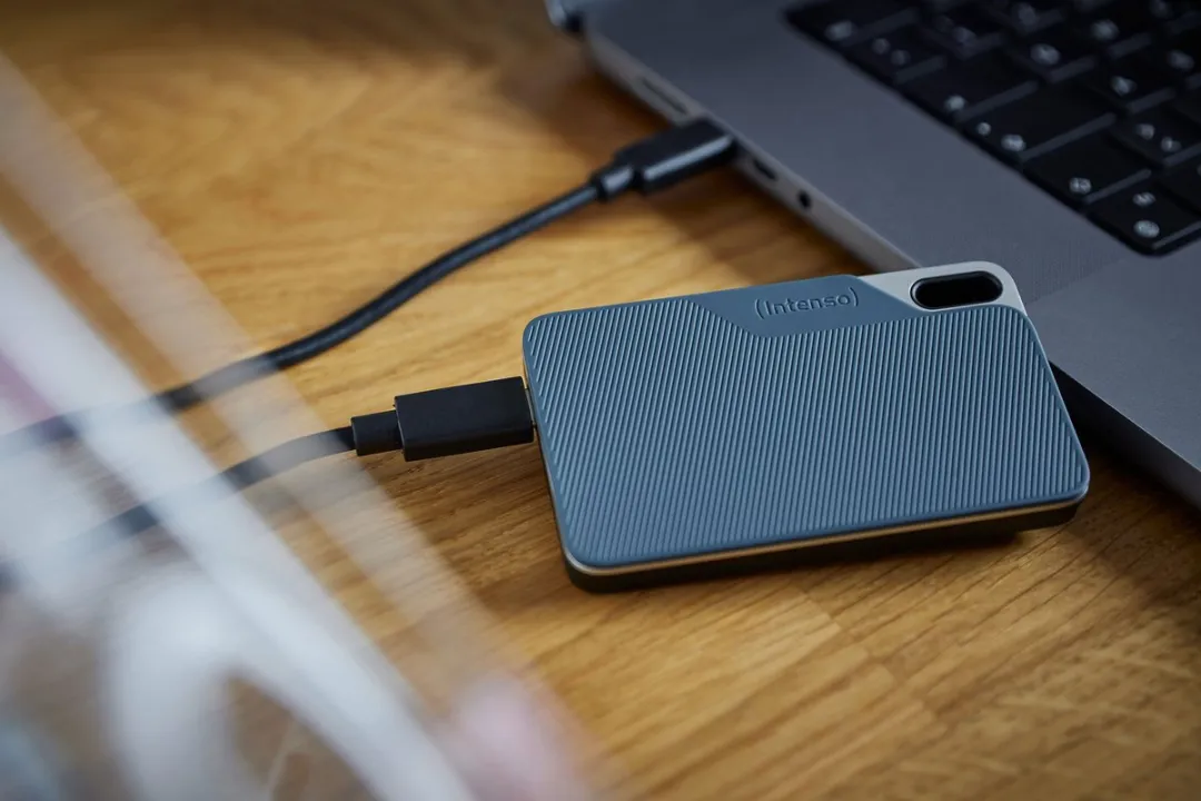 Intenso Rugged TX100 2TB SSD - USB 3.2 - Grijs/Blauw