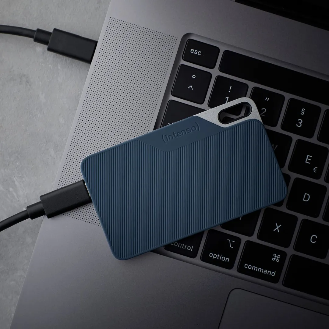 Intenso Rugged TX100 2TB SSD - USB 3.2 - Grijs/Blauw