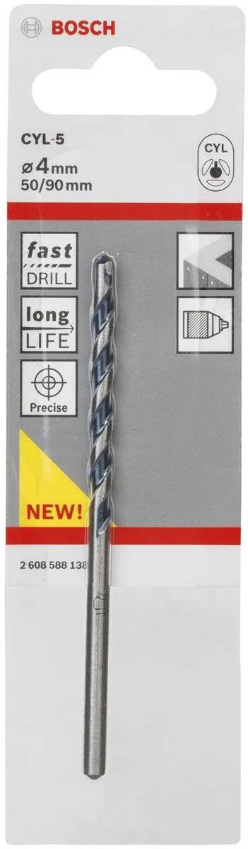 Bosch CYL-5 Betonboren 4mm - 4 Stuks - afbeelding 6 van 6