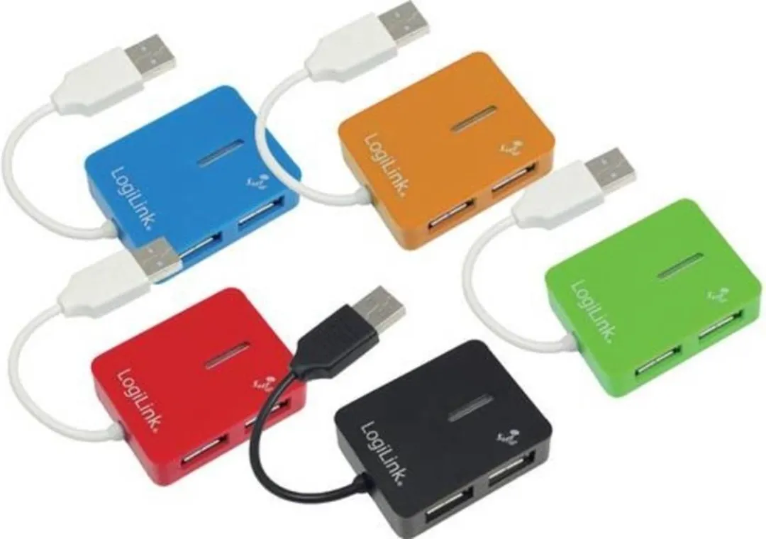 Logilink UA0138 USB-hub 4 poorten USB 2.0 - Groen
