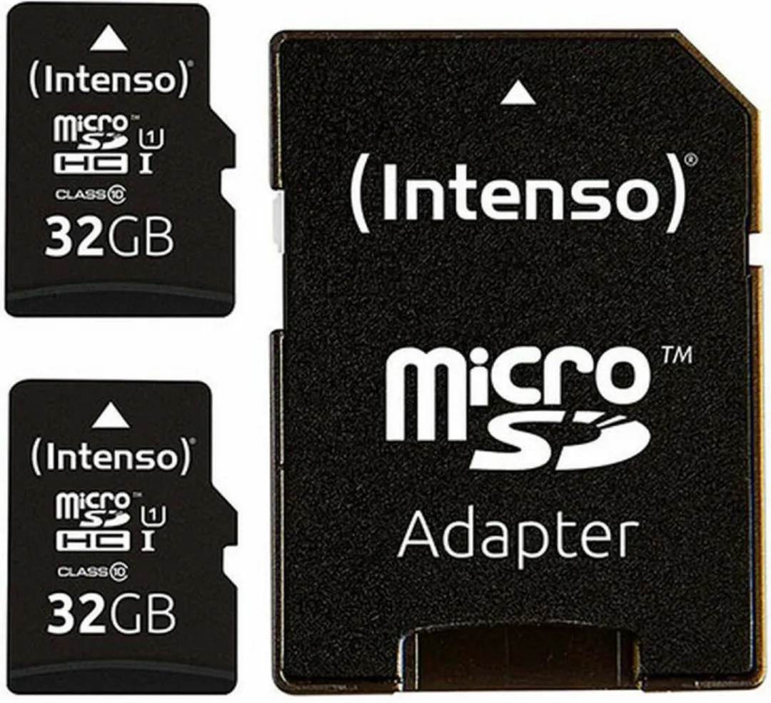 Intenso Micro SD 32GB x2 - 2 Stuks