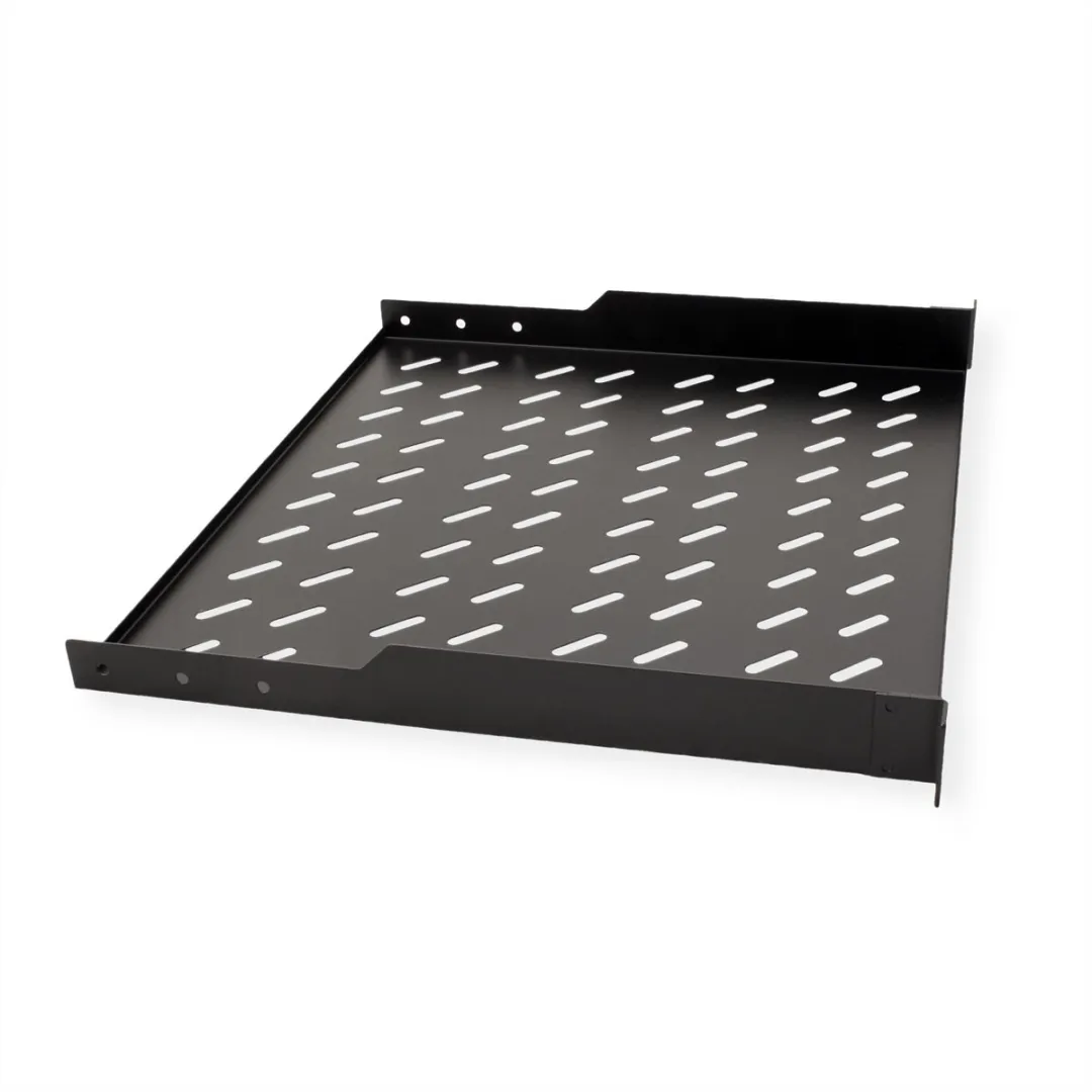 Roline 19-inch 1U Plank 400mm - 15kg - Zwart - afbeelding 2 van 6