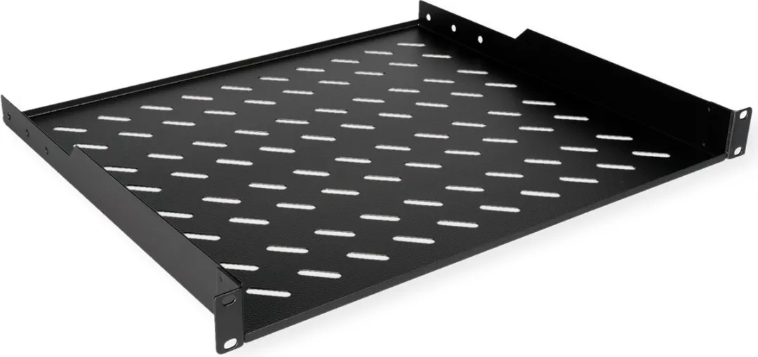 Roline 19-inch 1U Plank 400mm - 15kg - Zwart - afbeelding 3 van 6