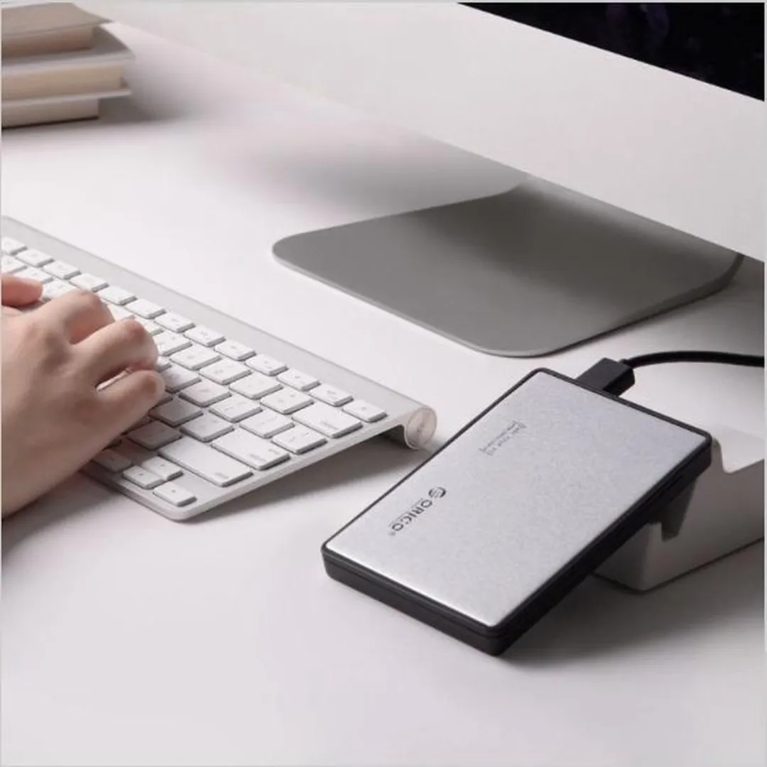 ORICO ORI-2588US3-SV 2.5" USB 3.0 HDD/SSD Behuizing - Zilvergrijs/Zwart