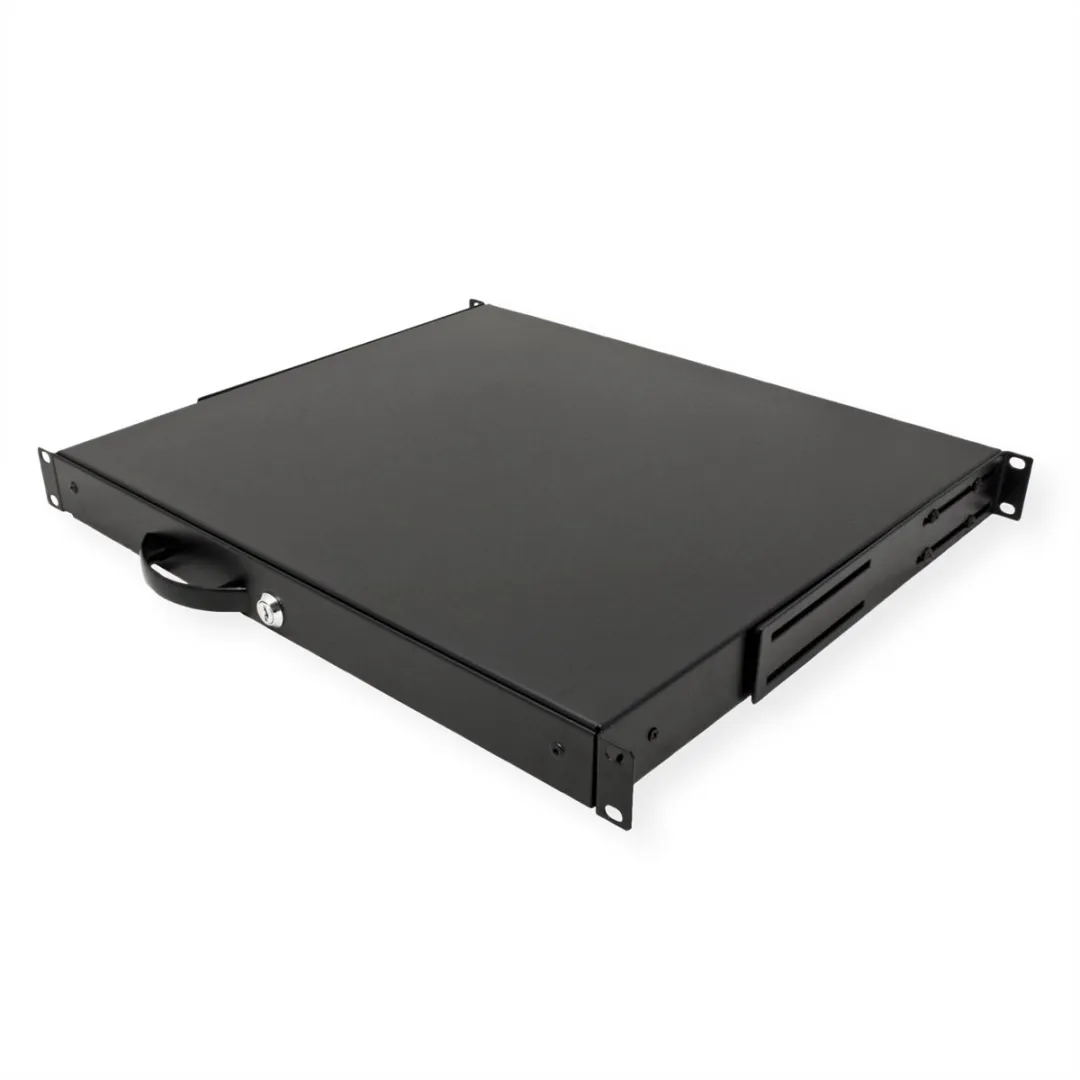 Roline 19-inch Toetsenbordlade 1U - 400mm - Zwart - afbeelding 4 van 6