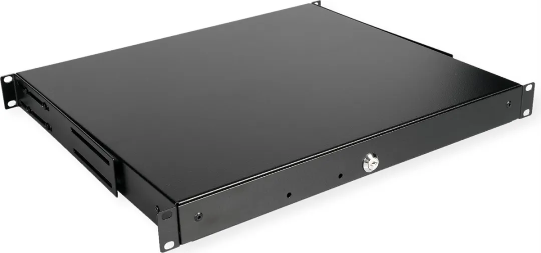 Roline 19-inch Toetsenbordlade 1U - 400mm - Zwart - afbeelding 3 van 6