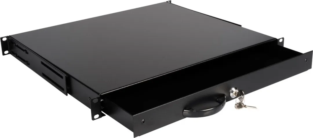 Roline 19-inch Toetsenbordlade 1U - 400mm - Zwart - afbeelding 6 van 6