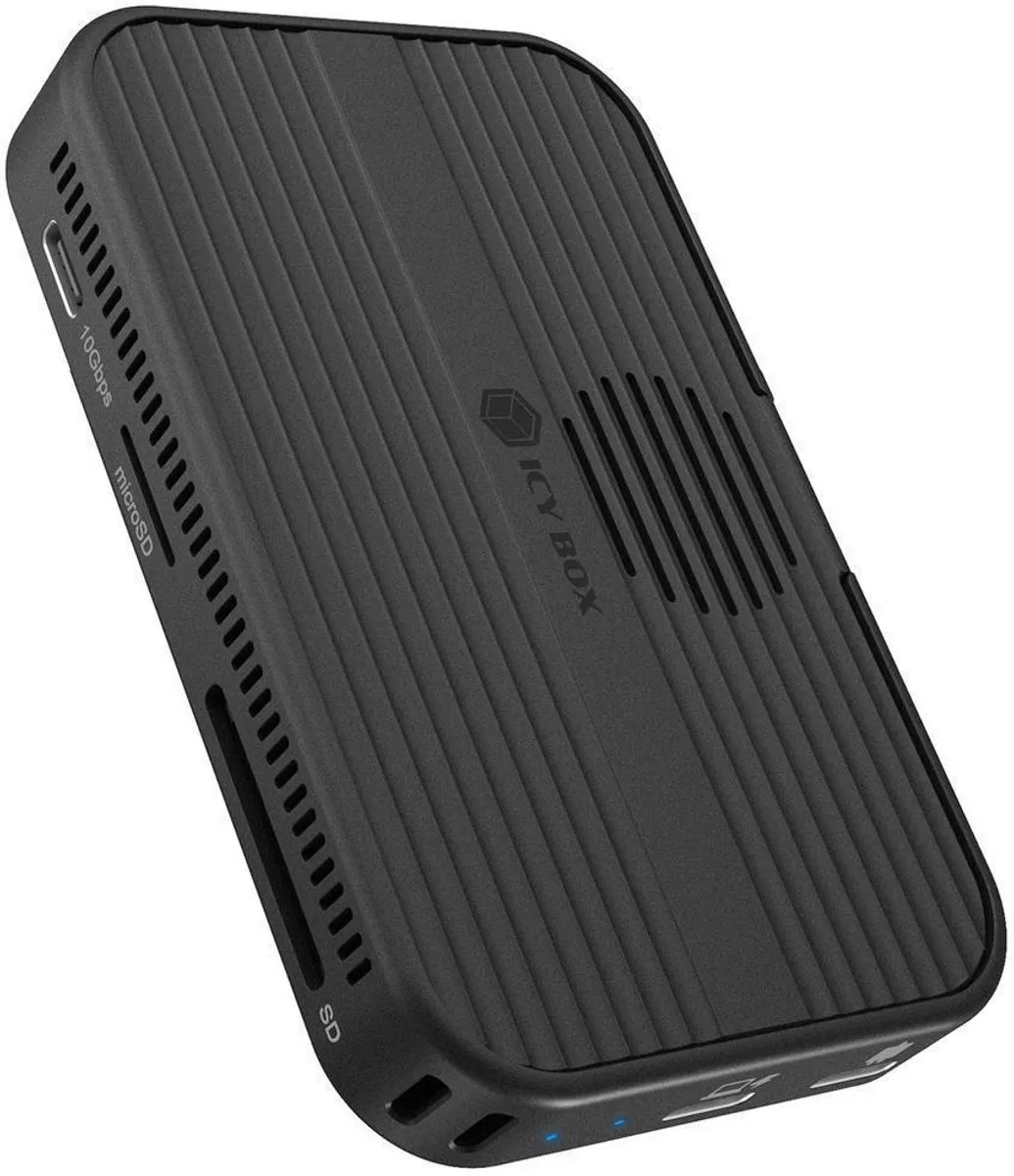 Icy Box IB-DK4071M-CU31 USB-C DockingStation 7-in-1 - Zwart