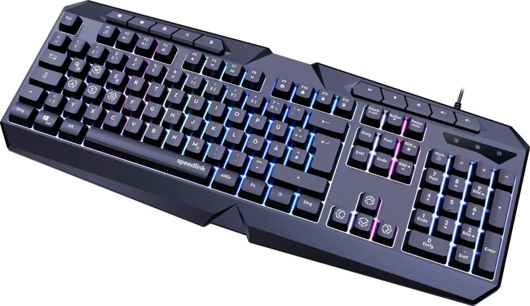 Speedlink Ludicium SL-670004-BK-US Gaming Toetsenbord - US QWERTY - Zwart