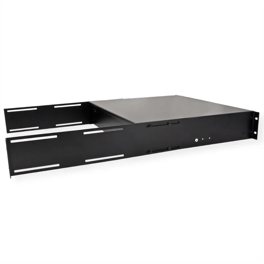 Roline 19-inch Toetsenbordlade 2U 400mm - Zwart - afbeelding 3 van 6