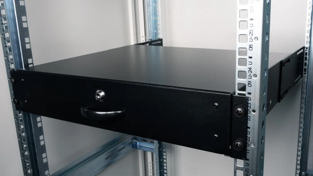Roline 19-inch Toetsenbordlade 2U 400mm - Zwart - afbeelding 5 van 6
