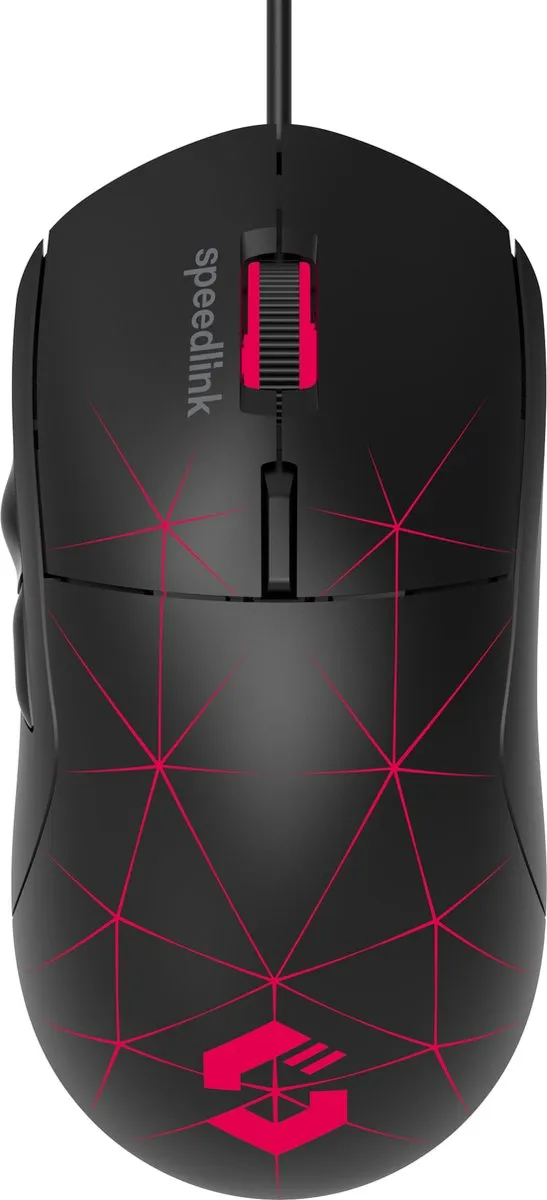 Speedlink CORAX - Gaming Muis - Verlichting - 3.200 DPI + DPI Schakelaar - 5 Configureerbare knoppen