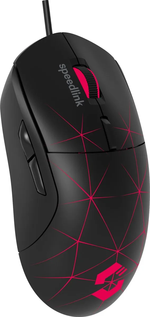 Speedlink CORAX - Gaming Muis - Verlichting - 3.200 DPI + DPI Schakelaar - 5 Configureerbare knoppen