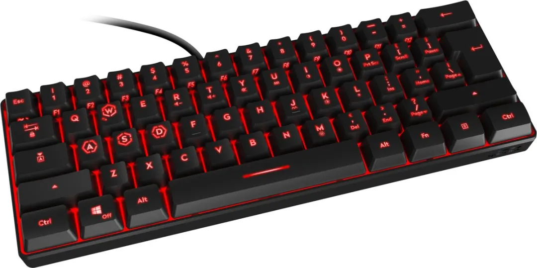 Speedlink LETOS SL-670014-BK-US Gaming Toetsenbord - Compact 60% - RGB - Zwart