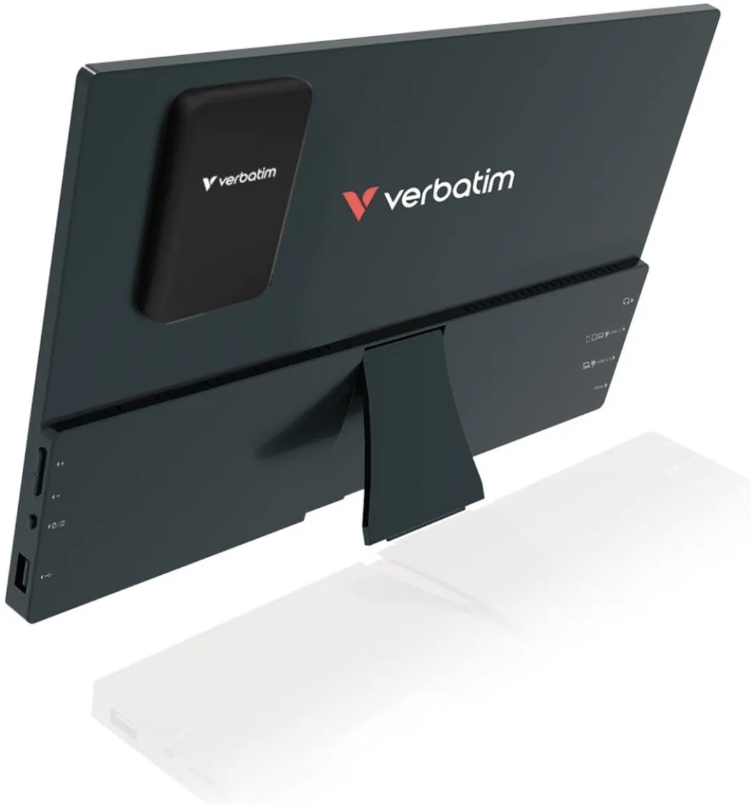 Verbatim 32088 Portable Monitor 14" FHD Touch - Zwart