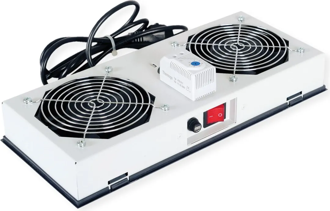 Roline Ventilatie-unit 2 Ventilatoren 19"